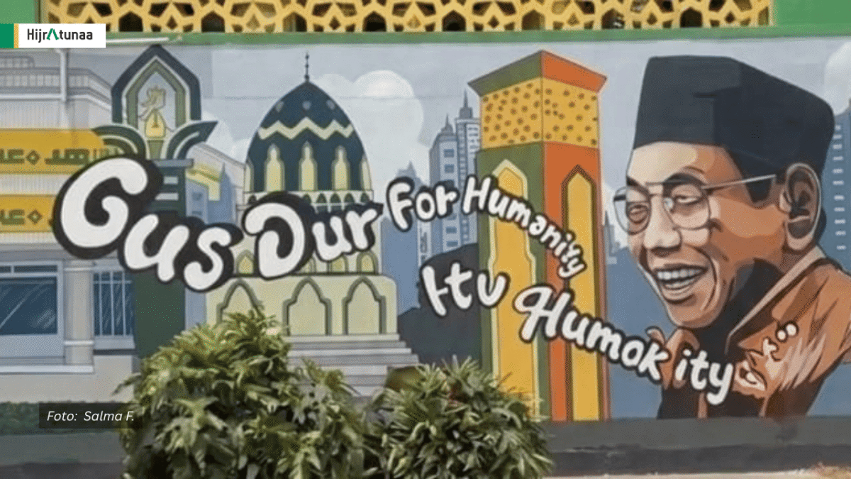 Mural Gus Dur di UIN K.H. Abdurrahman Wahid Pekalongan: Ketika Kemanusiaan Menjadi Mahkota Utama Beragama